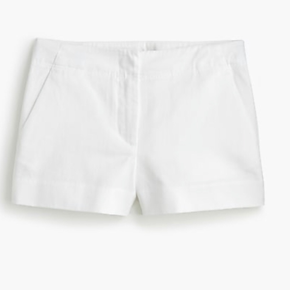 Crewcuts White Twill Chino Short, Size 3T